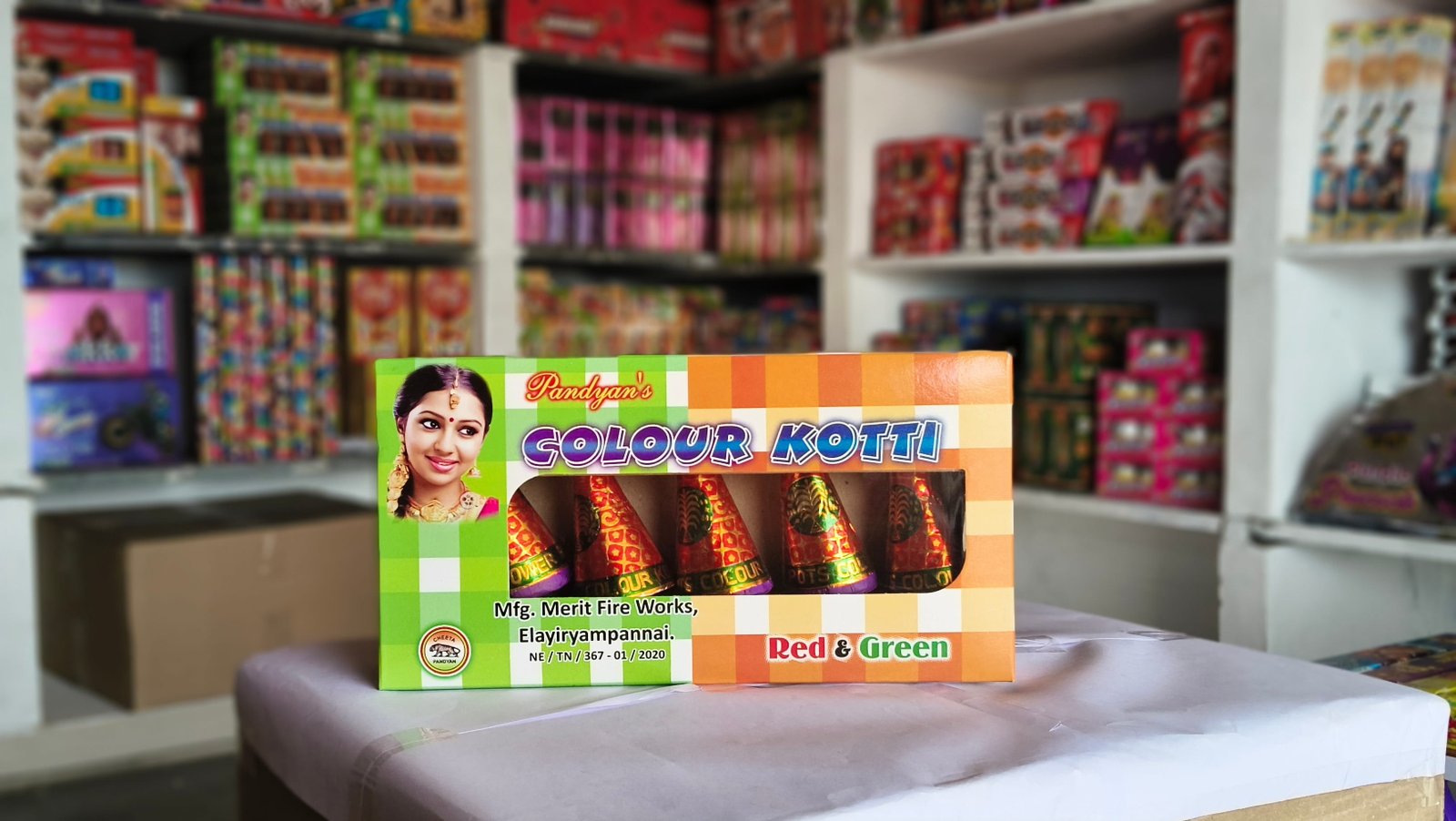 Colour kotti (red&green)